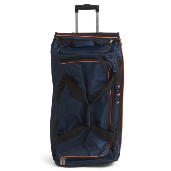 Nautica Accessories Nautica Navyorange 3in Halio Rolling Duffel